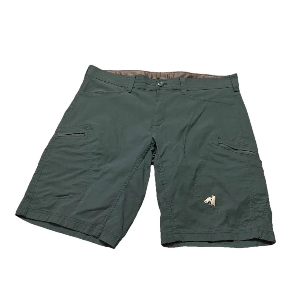 Eddie Bauer First Ascent Shorts Mens 38 Blue-Green CA00665 WPL9647